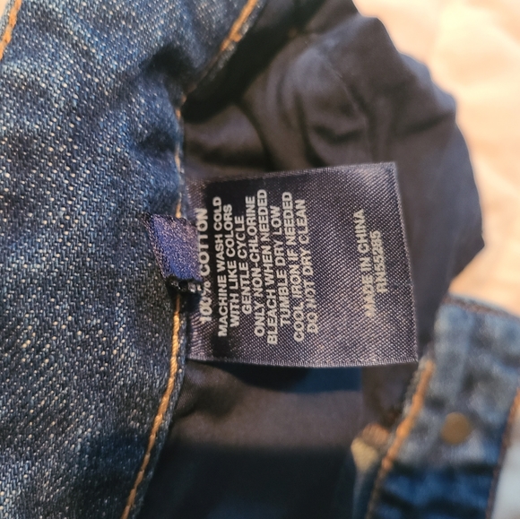 Express Stella Jeans (with factory distressing & extra stitching), Sz 6 - Picture 9 of 9